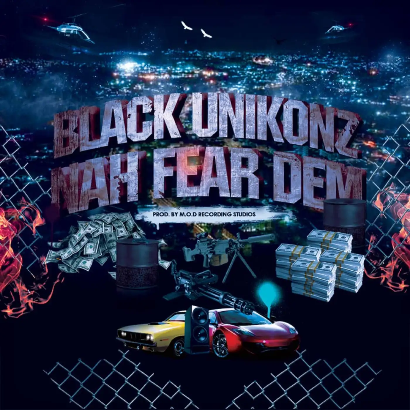 BLACKUNIKONZ-BLACKUNIKONZ - Nah Fear Dem-song artwork cover