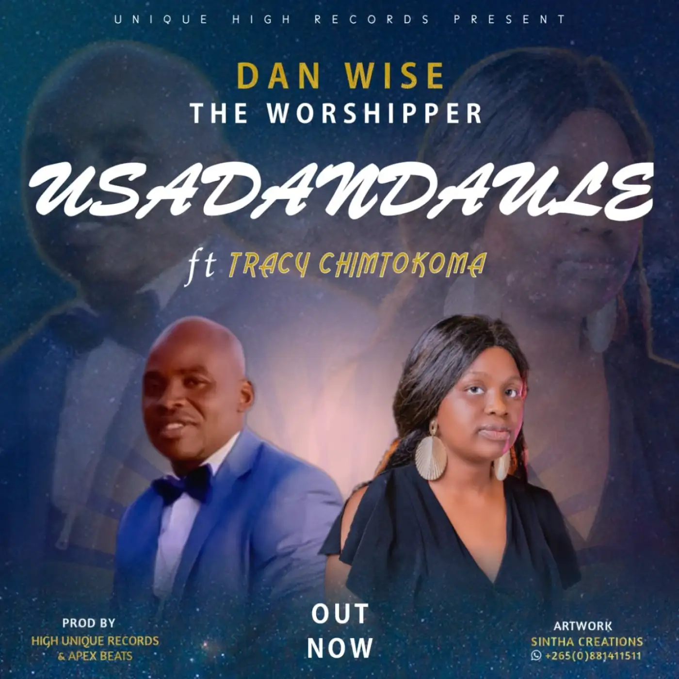 Dan Wise The Worshipper-Dan Wise The Worshipper - Usadandaule ft Tracy Chimtokoma-song artwork cover