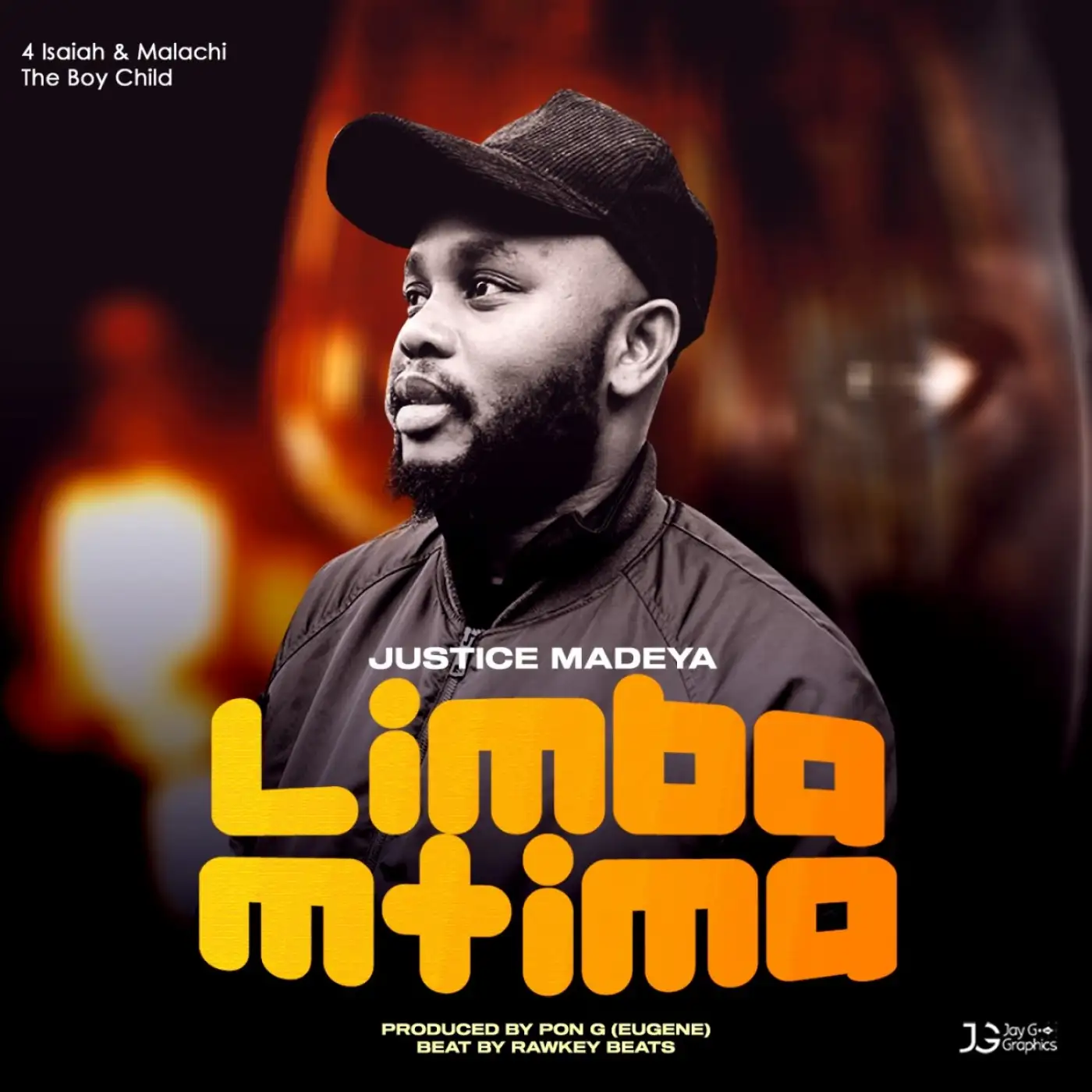 Justice Madeya -Justice Madeya - Limba Mtima (Prod. Pon G & Rawkey Beats)-song artwork cover