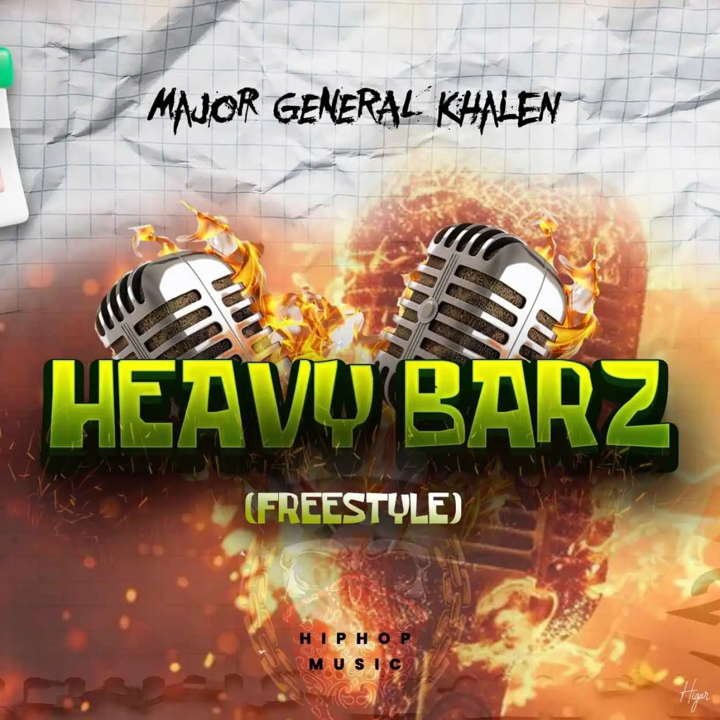 Major General Khalen-Major General Khalen - Heavy Barz-song artwork cover